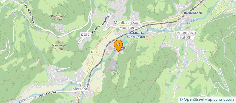 localisation de l'entreprise MADAME CHRISTELLE ERNST  MUHLBACH-SUR-MUNSTER