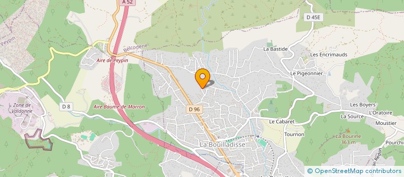 localisation de l'entreprise MADAME CHRISTELLE ESPADA  LA BOUILLADISSE