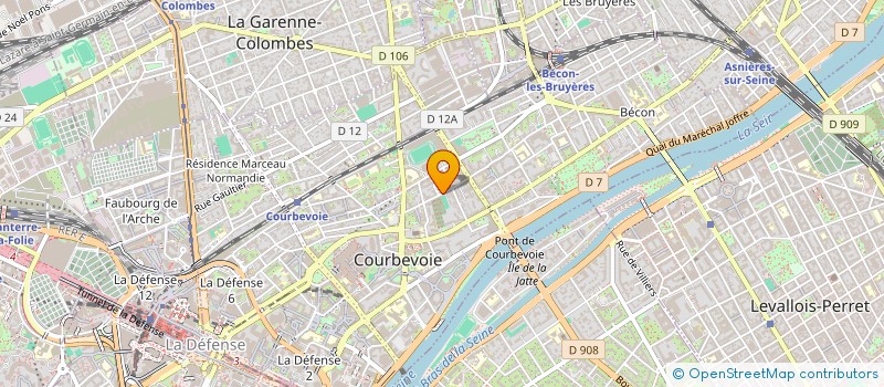localisation de l'entreprise MADAME CHRISTELLE ESTEVES FERRAND à COURBEVOIE