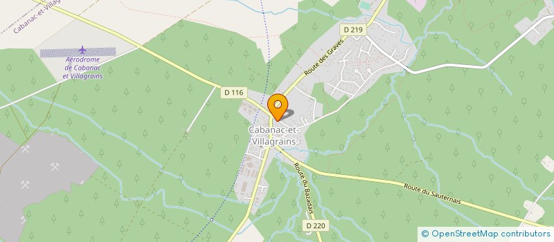 localisation de l'entreprise MADAME CHRISTELLE ETCHEGARAY  CABANAC-ET-VILLAGRAINS