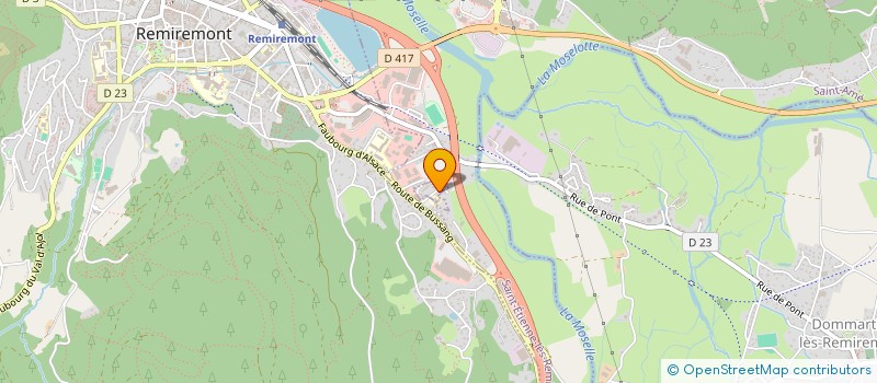 localisation de l'entreprise MADAME CHRISTELLE ETIENNE  REMIREMONT