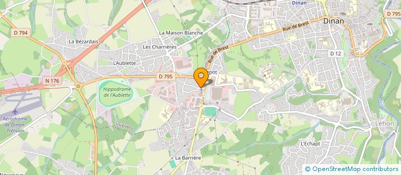 localisation de l'entreprise MADAME CHRISTELLE EVANS  QUEVERT