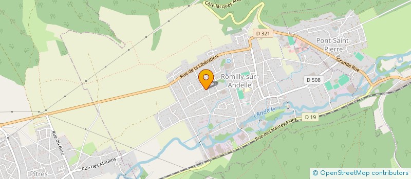 localisation de l'entreprise MADAME CHRISTELLE FABRE à ROMILLY-SUR-ANDELLE