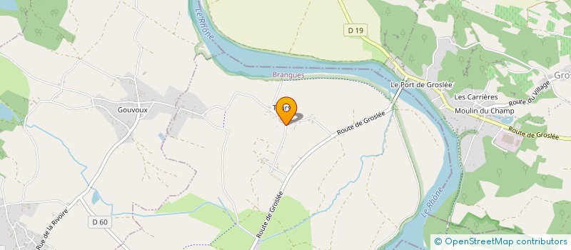 localisation de l'entreprise MADAME CHRISTELLE FABRE  BRANGUES