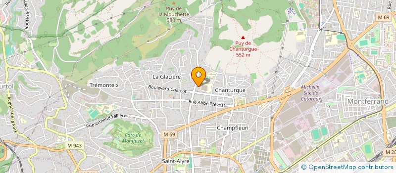 localisation de l'entreprise MADAME CHRISTELLE FALATIN  CEBAZAT