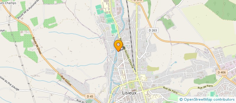 localisation de l'entreprise MADAME CHRISTELLE FAUCHEUX  LISIEUX