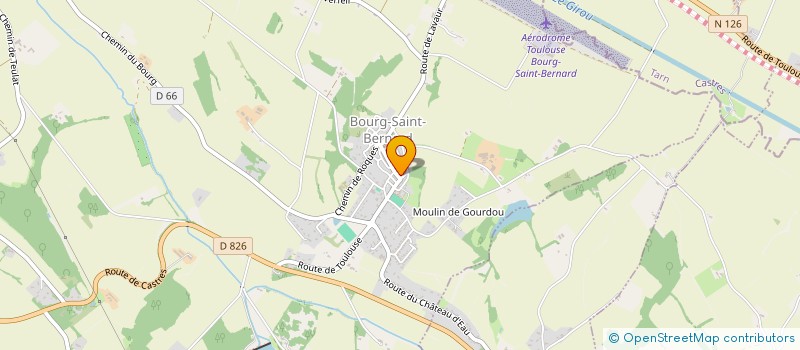 localisation de l'entreprise MADAME CHRISTELLE FAURE  BOURG-SAINT-BERNARD