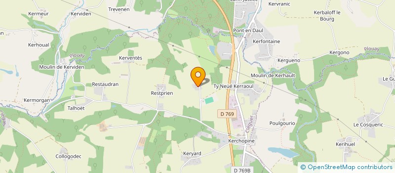 localisation de l'entreprise MADAME CHRISTELLE FAVINI  CLEGUER