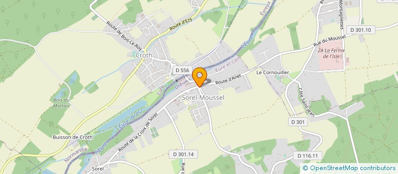 localisation de l'entreprise MADAME CHRISTELLE FAVRE à ROUVRES