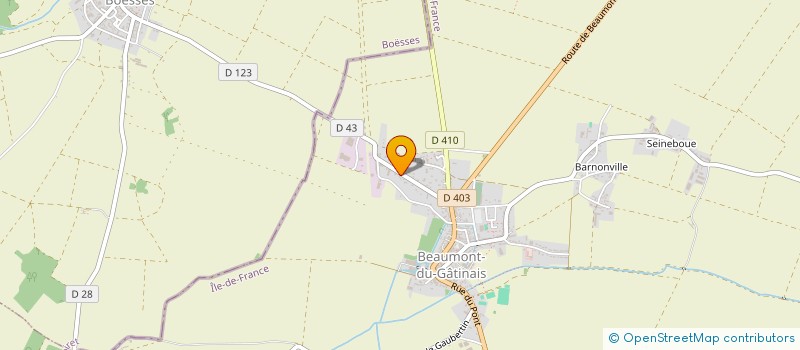 localisation de l'entreprise MADAME CHRISTELLE FAYE  BEAUMONT-DU-GATINAIS