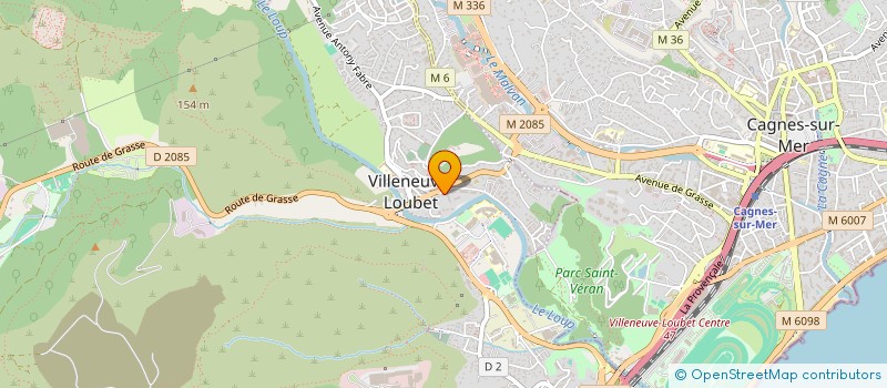 localisation de l'entreprise MADAME CHRISTELLE FEDELICH à VILLENEUVE-LOUBET