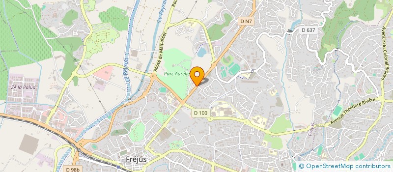 localisation de l'entreprise MADAME CHRISTELLE FELIX à FREJUS