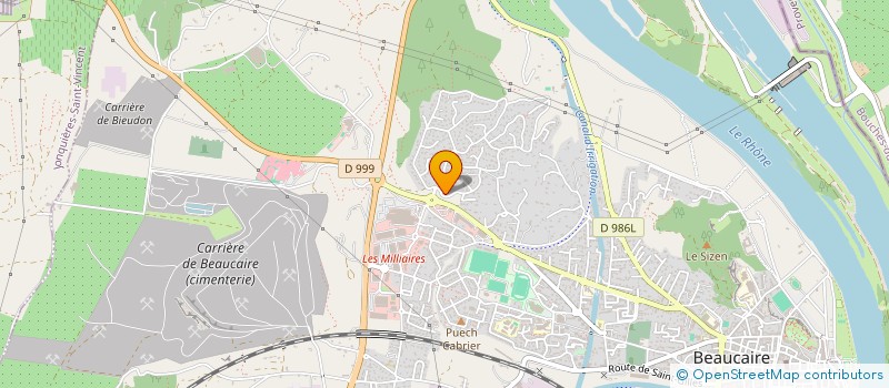 localisation de l'entreprise MADAME CHRISTELLE FERNANDEZ  BEAUCAIRE