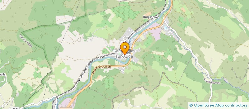 localisation de l'entreprise MADAME CHRISTELLE FERRAND  CAMPAGNE-SUR-AUDE