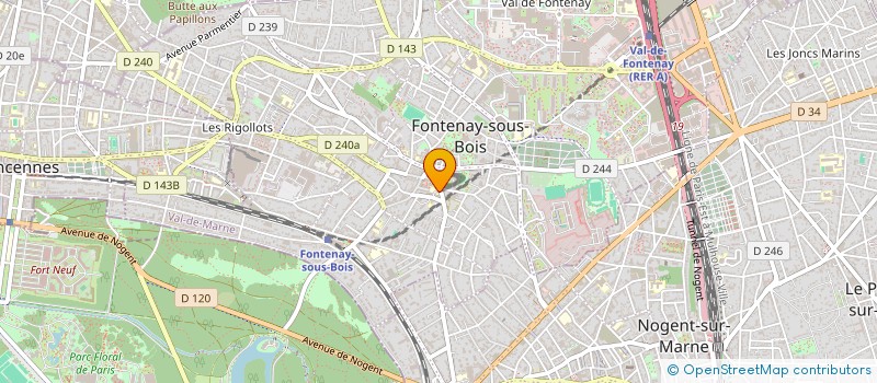 localisation de l'entreprise MADAME CHRISTELLE FLEURENVIL à FONTENAY-SOUS-BOIS