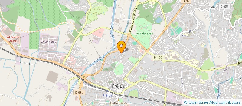 localisation de l'entreprise MADAME CHRISTELLE FLINOIS à FREJUS