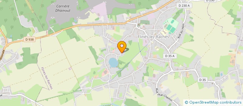 localisation de l'entreprise MADAME CHRISTELLE FLINOIS  FLINES-LEZ-RACHES