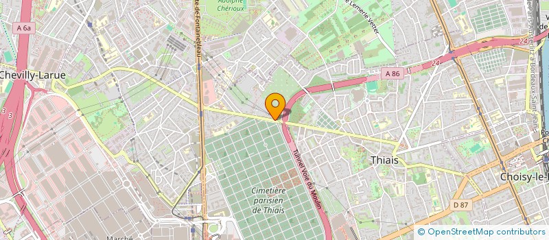 localisation de l'entreprise MADAME CHRISTELLE FLOCAN  THIAIS