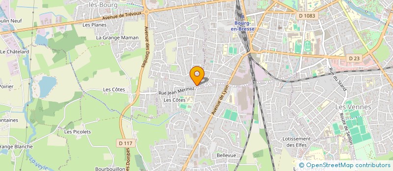 localisation de l'entreprise MADAME CHRISTELLE FOILLERET  SAINT-DENIS-LES-BOURG