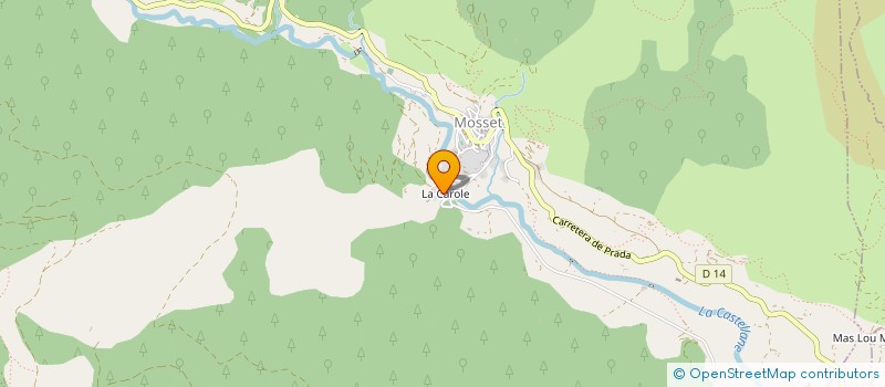 localisation de l'entreprise MADAME CHRISTELLE FONT  MOSSET