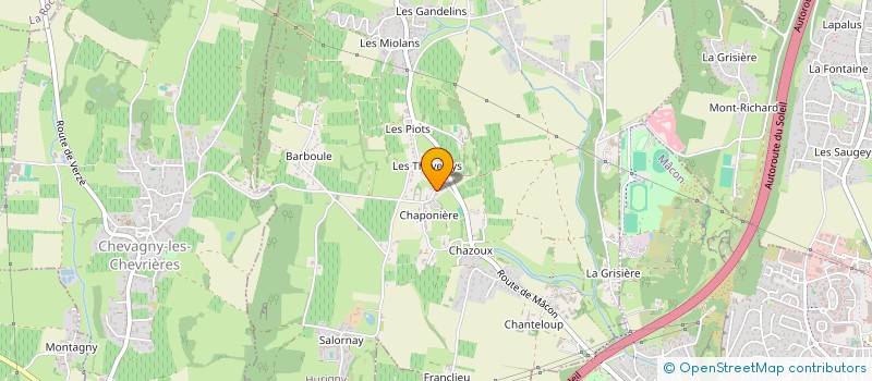 localisation de l'entreprise MADAME CHRISTELLE FOREST  HURIGNY