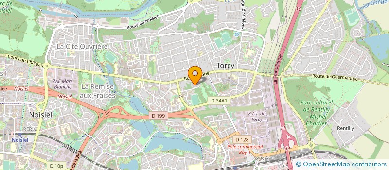 localisation de l'entreprise MADAME CHRISTELLE FORESTIER  TORCY