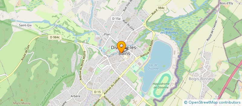 localisation de l'entreprise MADAME CHRISTELLE FORME à DIVONNE-LES-BAINS