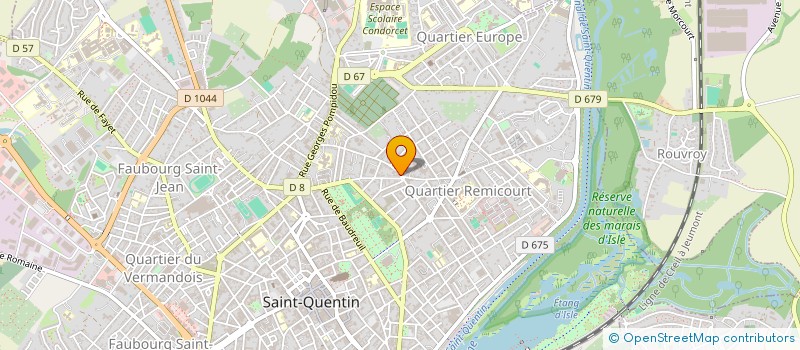 localisation de l'entreprise MADAME CHRISTELLE FORMENTIN à SAINT-QUENTIN