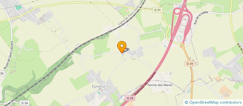 localisation de l'entreprise MADAME CHRISTELLE FOUACHE  EPRETOT