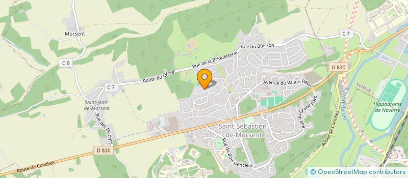 localisation de l'entreprise MADAME CHRISTELLE FOUCHE  SAINT-SEBASTIEN-DE-MORSENT