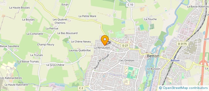 localisation de l'entreprise MADAME CHRISTELLE FOUCHER  BETTON