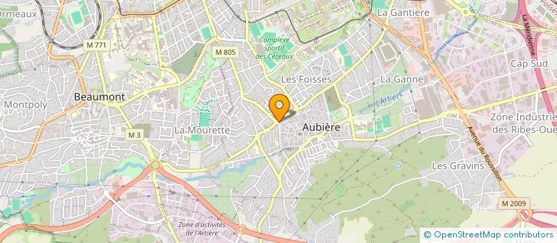 localisation de l'entreprise MADAME CHRISTELLE FOURNET FAYARD à AUBIERE