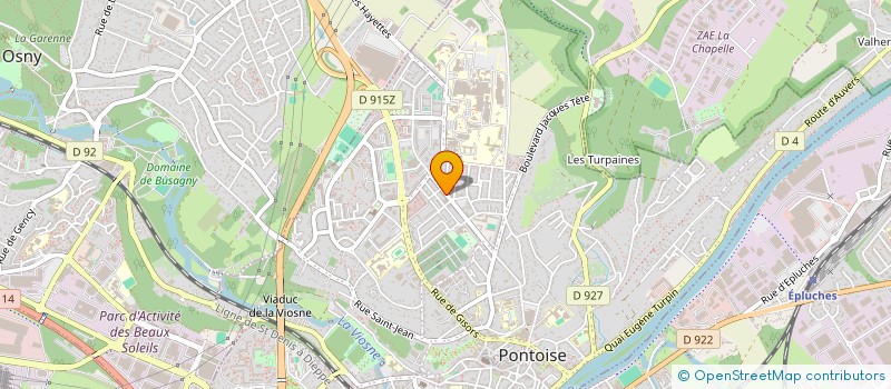 localisation de l'entreprise MADAME CHRISTELLE FOURNIER à PONTOISE