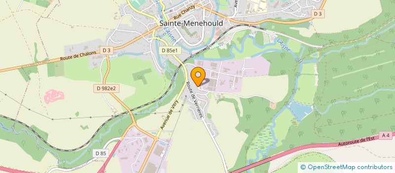 localisation de l'entreprise MADAME CHRISTELLE FOURREZ  SAINTE-MENEHOULD