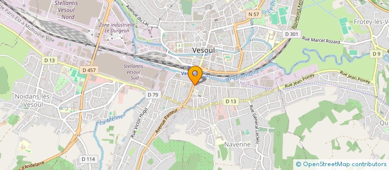 localisation de l'entreprise MADAME CHRISTELLE FOUSSERET à VESOUL