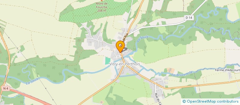 localisation de l'entreprise MADAME CHRISTELLE FRANCOIS  VITRY-EN-PERTHOIS