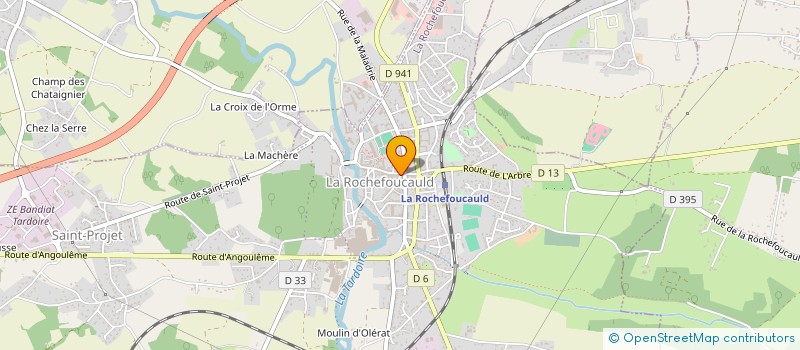 localisation de l'entreprise MADAME CHRISTELLE FRAS à LA ROCHEFOUCAULD-EN-ANGOUMOIS