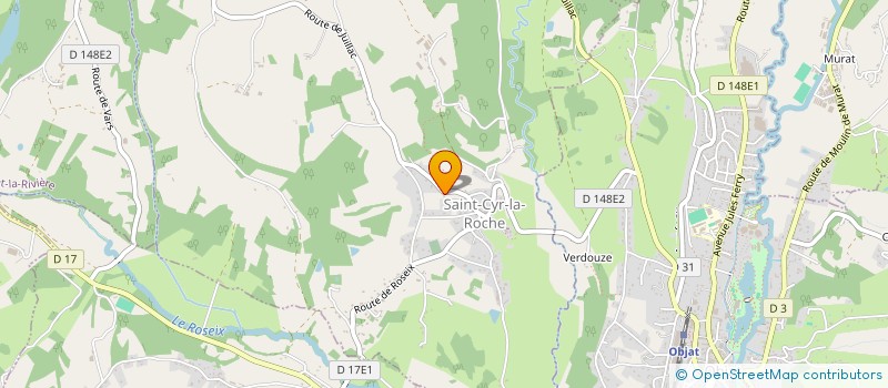 localisation de l'entreprise MADAME CHRISTELLE FREDON  SAINT-CYR-LA-ROCHE