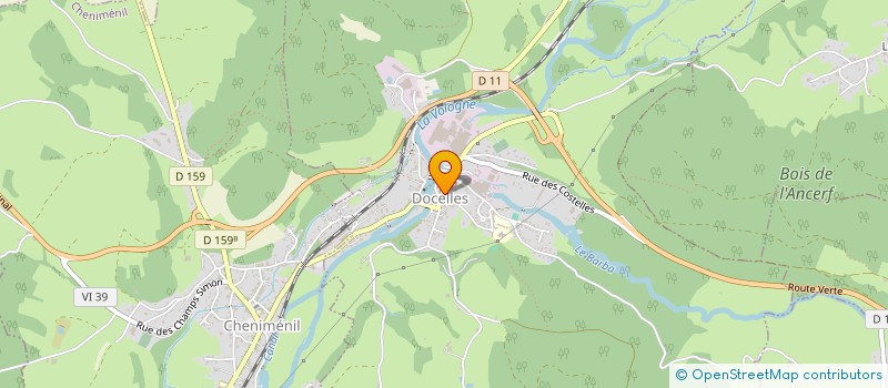 localisation de l'entreprise MADAME CHRISTELLE FREY  DOCELLES