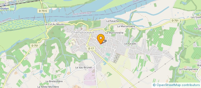 localisation de l'entreprise MADAME CHRISTELLE FUSILLIER à MONTREVAULT-SUR-EVRE