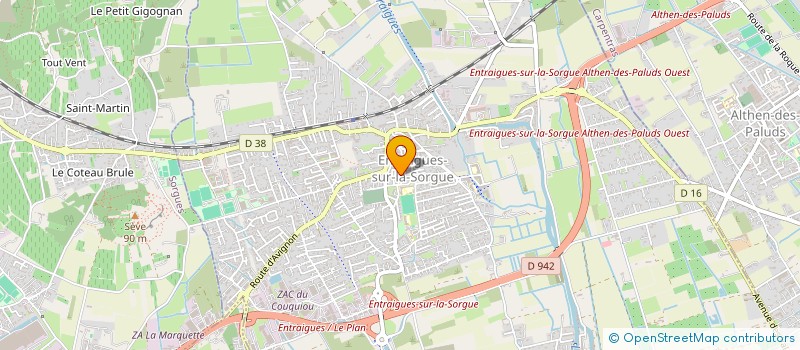 localisation de l'entreprise MADAME CHRISTELLE GABET  BEDARRIDES