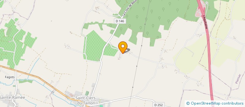 localisation de l'entreprise MADAME CHRISTELLE GABORIEAU  SAINT-CIERS-DU-TAILLON