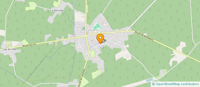 localisation de l'entreprise MADAME CHRISTELLE GALEA  CARCANS