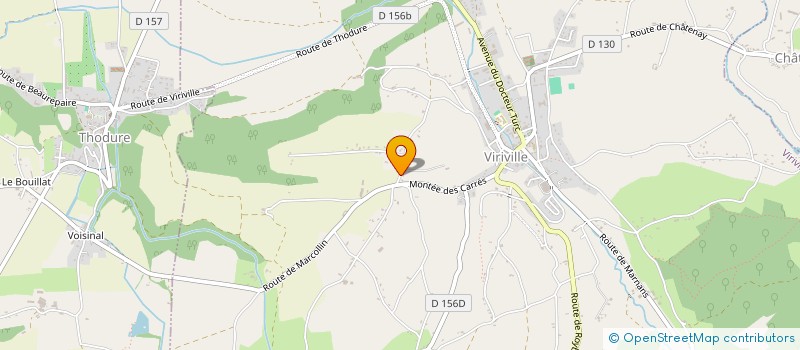 localisation de l'entreprise MADAME CHRISTELLE GALLIX  VIRIVILLE