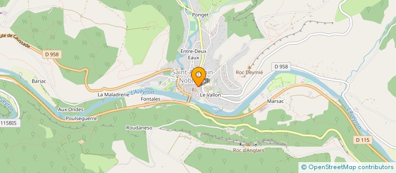 localisation de l'entreprise MADAME CHRISTELLE GALLO  SAINT-ANTONIN-NOBLE-VAL