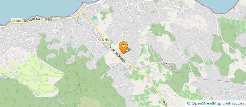 localisation de l'entreprise MADAME CHRISTELLE GALLOIS  SAINT-TROPEZ