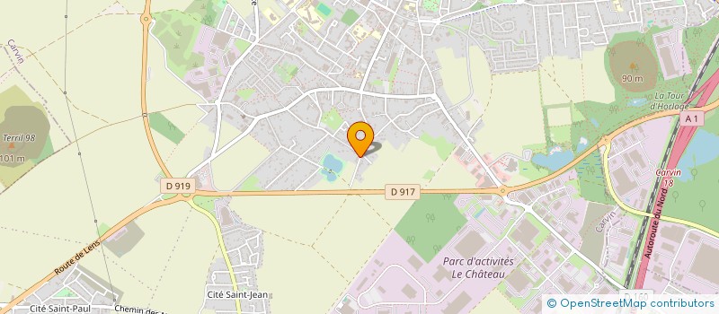 localisation de l'entreprise MADAME CHRISTELLE GANOUN  CARVIN