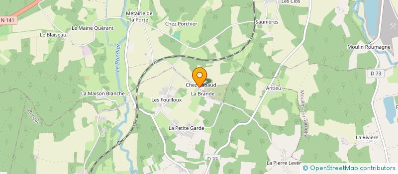 localisation de l'entreprise MADAME CHRISTELLE GARDIENNET à MOULINS-SUR-TARDOIRE