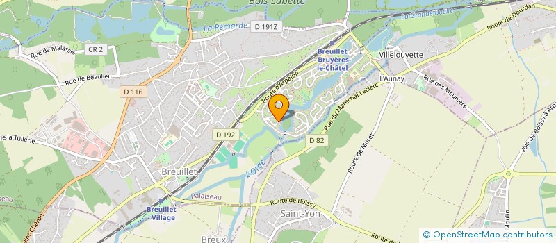 localisation de l'entreprise MADAME CHRISTELLE GARGADENNEC à BREUILLET
