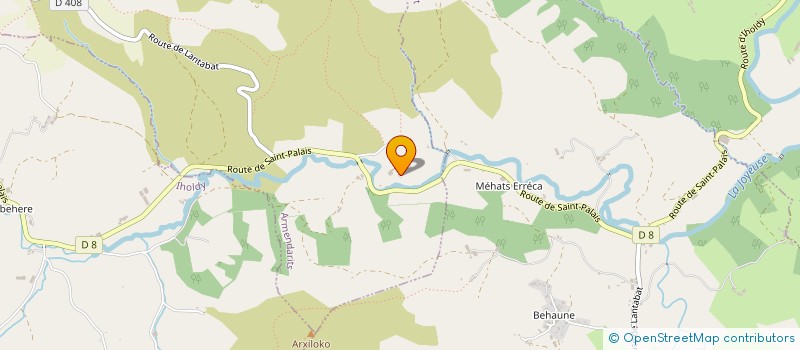 localisation de l'entreprise MADAME CHRISTELLE GARIADOR  SAINT-PALAIS